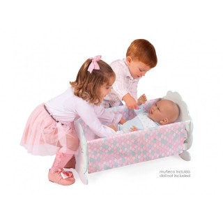 Drevená kolíska pre bábiky Oceán