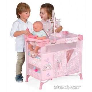 Skladacia postieľka pre bábiky