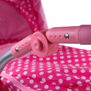 Multifunkčný kočík pre bábiky Jasmínka svetlo ružový
