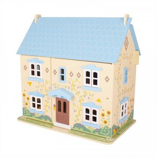 Slnečnicový domček pre bábiky