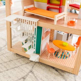 Štýlový otvorený domček pre bábiky