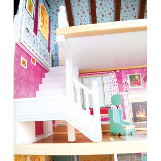 Trojposchodový domček pre bábiky