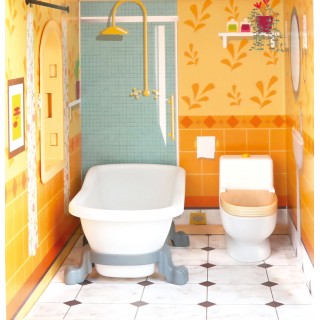 Trojposchodový domček pre bábiky