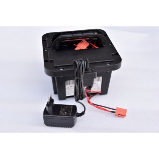 Náhradný box s 2x batériami 12V/7Ah pre  4x4 Hilux, Rover, Lexus s nabíjaním mimo auta