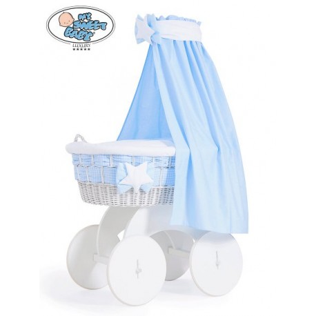 Prútený kôš pre bábätko Luxury HANNAH