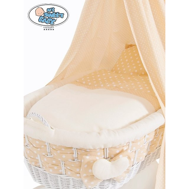 Prútený kôš pre bábätko Luxury HANNAH