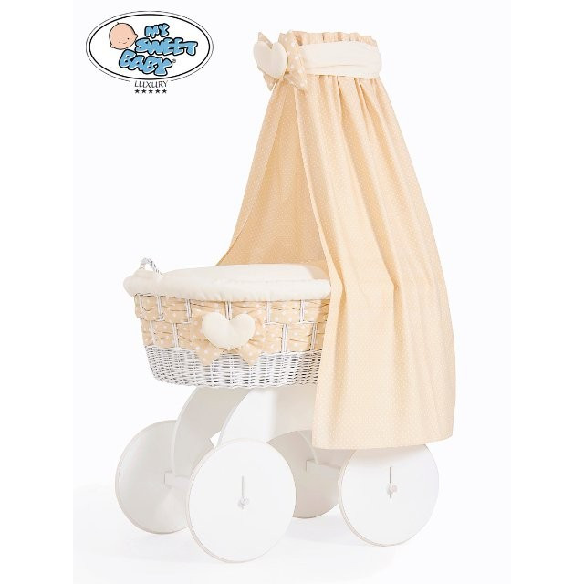 Prútený kôš pre bábätko Luxury HANNAH