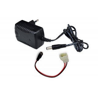 Nabíjačka 24V / 1000mA s LED diódou a nástavcom pre nabíjanie boxu mimo vozidla