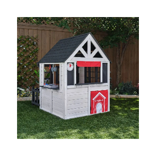 KidKraft Hrací bungalov na záhradu biely