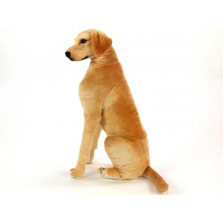 Plyšový sediaci Labrador