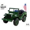 Jeep Willys s 2,4G, 4x4, 3 miestný, macha army