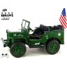Jeep Willys s 2,4G, 4x4, 3 miestný, macha army