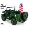 Jeep Willys s 2,4G, 4x4, 3 miestný, macha army