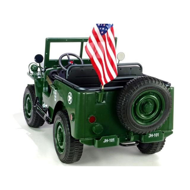 Jeep Willys s 2,4G, 4x4, 3 miestný, macha army