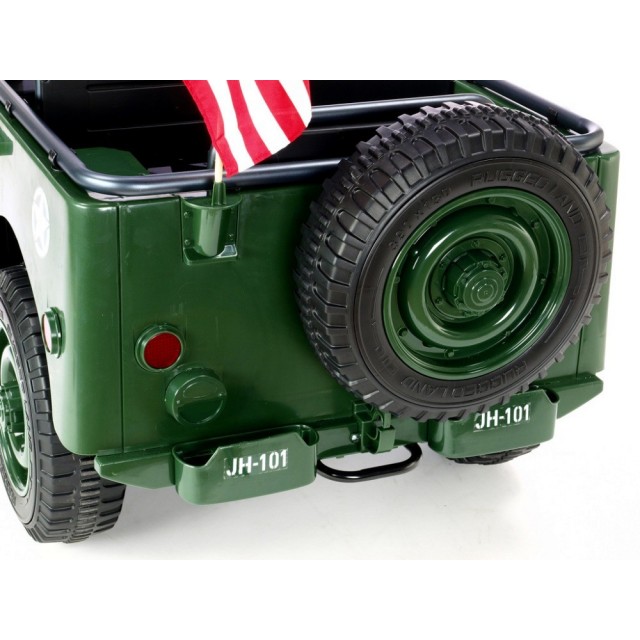 Jeep Willys s 2,4G, 4x4, 3 miestný, macha army