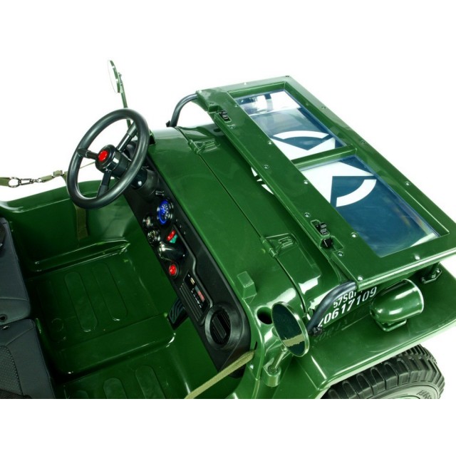 Jeep Willys s 2,4G, 4x4, 3 miestný, macha army