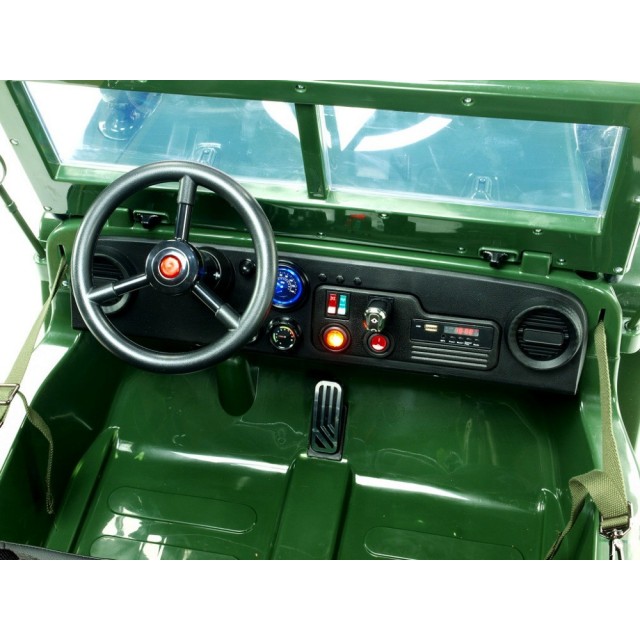Jeep Willys s 2,4G, 4x4, 3 miestný, macha army