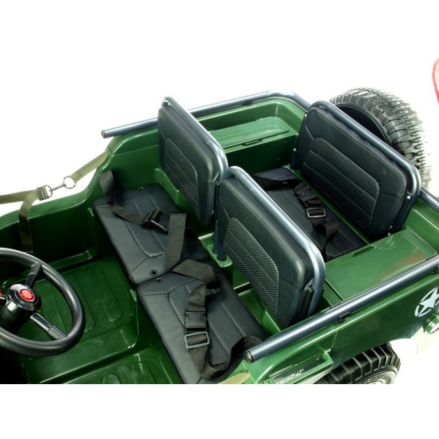 Jeep Willys s 2,4G, 4x4, 3 miestný, macha army