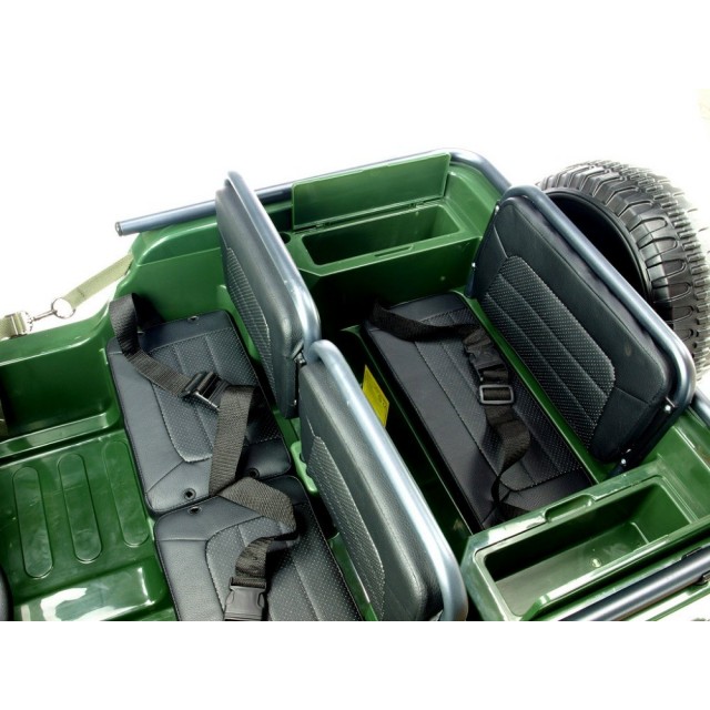 Jeep Willys s 2,4G, 4x4, 3 miestný, macha army