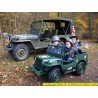 Jeep Willys s 2,4G, 4x4, 3 miestný, macha army