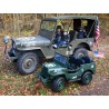 Jeep Willys s 2,4G, 4x4, 3 miestný, macha army