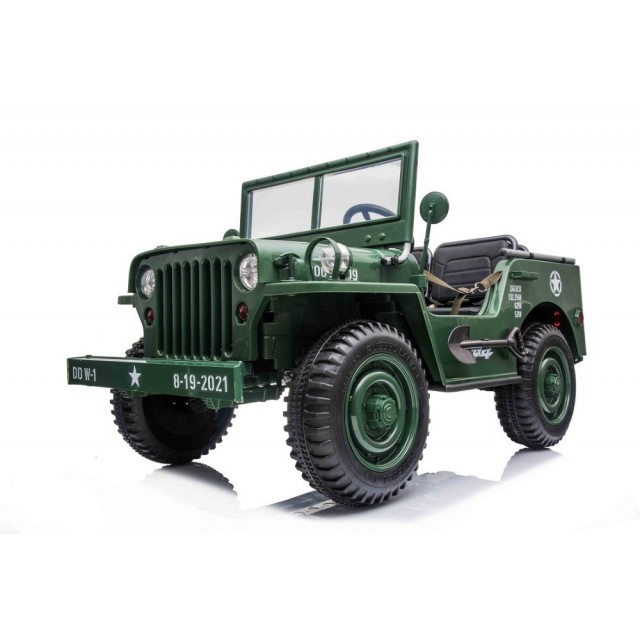 Jeep Willys s 2,4G, 4x4, 3 miestný, macha army