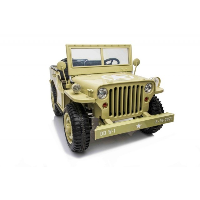 Jeep Willys s 2,4G, 4x4, 3 miestný, macha army