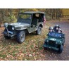 Jeep Willys s 2,4G, 4x4, 3 miestný, macha army