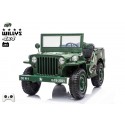 Jeep Willys s 2,4G, 4x4, 24V, 3 miestný, green army