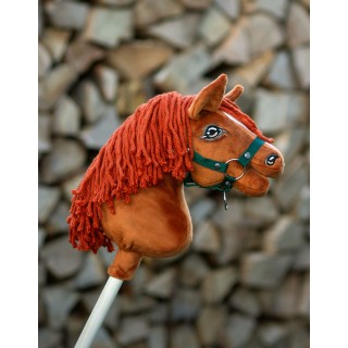 Kôň na palici Hobby Horse Premium - gaštanový kôň A4