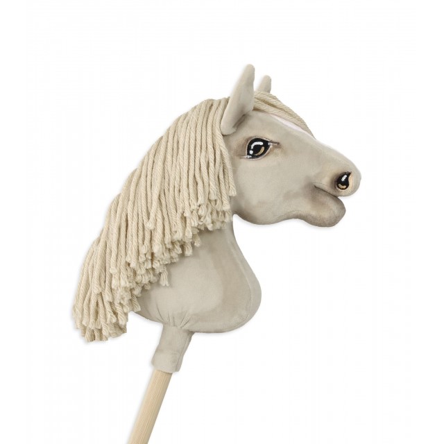 Kôň na palici Hobby Horse Premium - Cremello A4