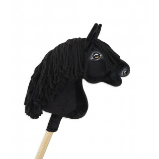 Kôň na palici Hobby Horse Premium - čierny A4