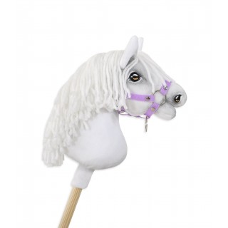 Kôň na palici Hobby Horse Premium - biely A4