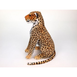 Plyšový leopard sediaci