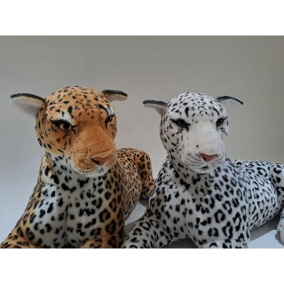 Plyšový leopard snežný