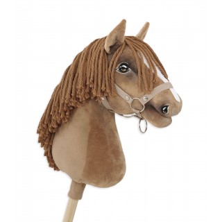 Koník na palici Hobby Horse Premium jasne gaštanový