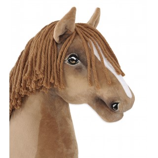 Koník na palici Hobby Horse Premium jasne gaštanový