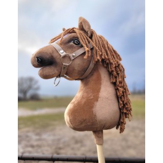 Koník na palici Hobby Horse Premium jasne gaštanový