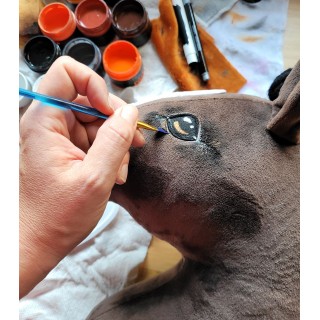 Koník na palici Hobby Horse Premium jasne gaštanový
