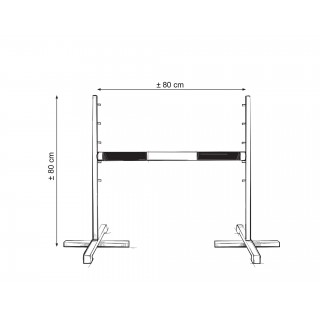 Skákacia prekážka pre Hobby Horse 80 cm