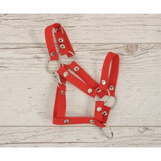 Nastaviteľná ohlávka pre Hobby Horse A3 - červená