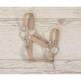 Nastaviteľná ohlávka pre Hobby Horse A3 - béžová