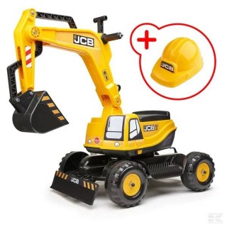 Detské odrážadlo  JCB báger s prilbou