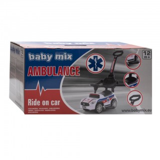 Detské odrážadlo Baby Mix AMBULANCIA