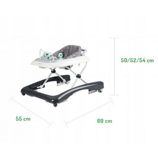 Detské edukačné chodítko - šedé