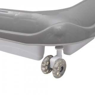 Detské chodítko s volantom a silikónovými kolieskami