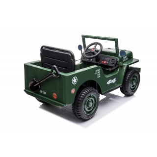 Jeep Willys s 2,4G, 4x4, 1 miestný, green army