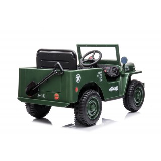 Jeep Willys s 2,4G, 4x4, 1 miestný, green army