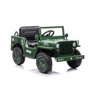 Jeep Willys s 2,4G, 4x4, 1 miestný, green army