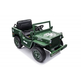 Jeep Willys s 2,4G, 4x4, 1 miestný, green army